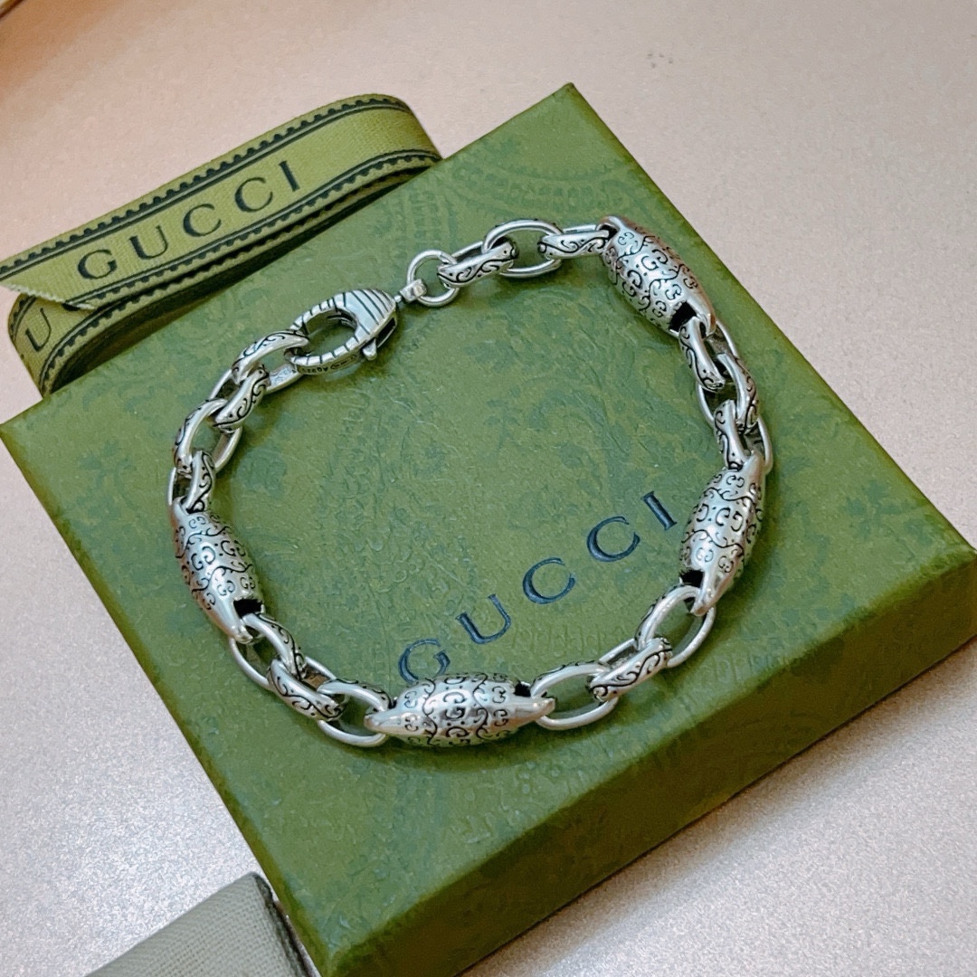 古驰 Gucci 高定典藏高定典雅奢华珠宝首饰项链手链戒指 #6119A73F 4
