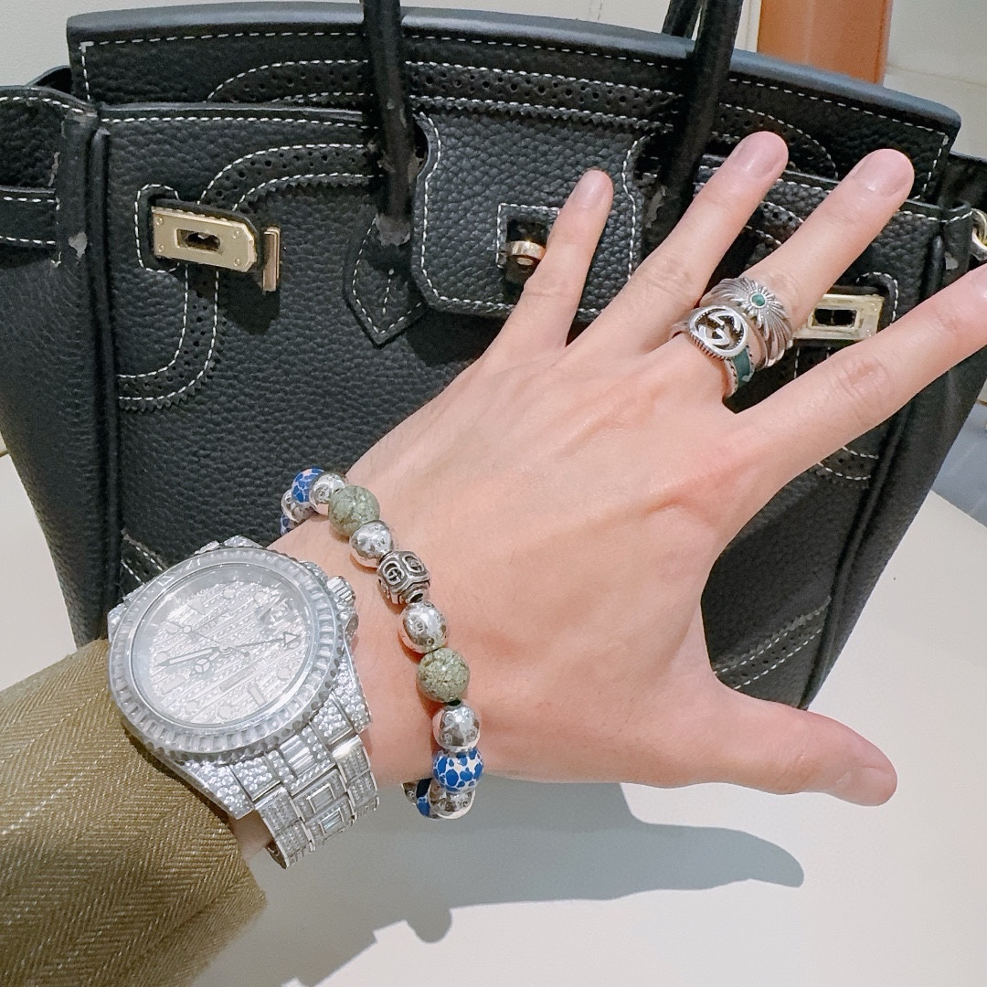 古驰 Gucci 高定典藏高定典雅奢华珠宝首饰项链手链戒指 #1CEEA123 2