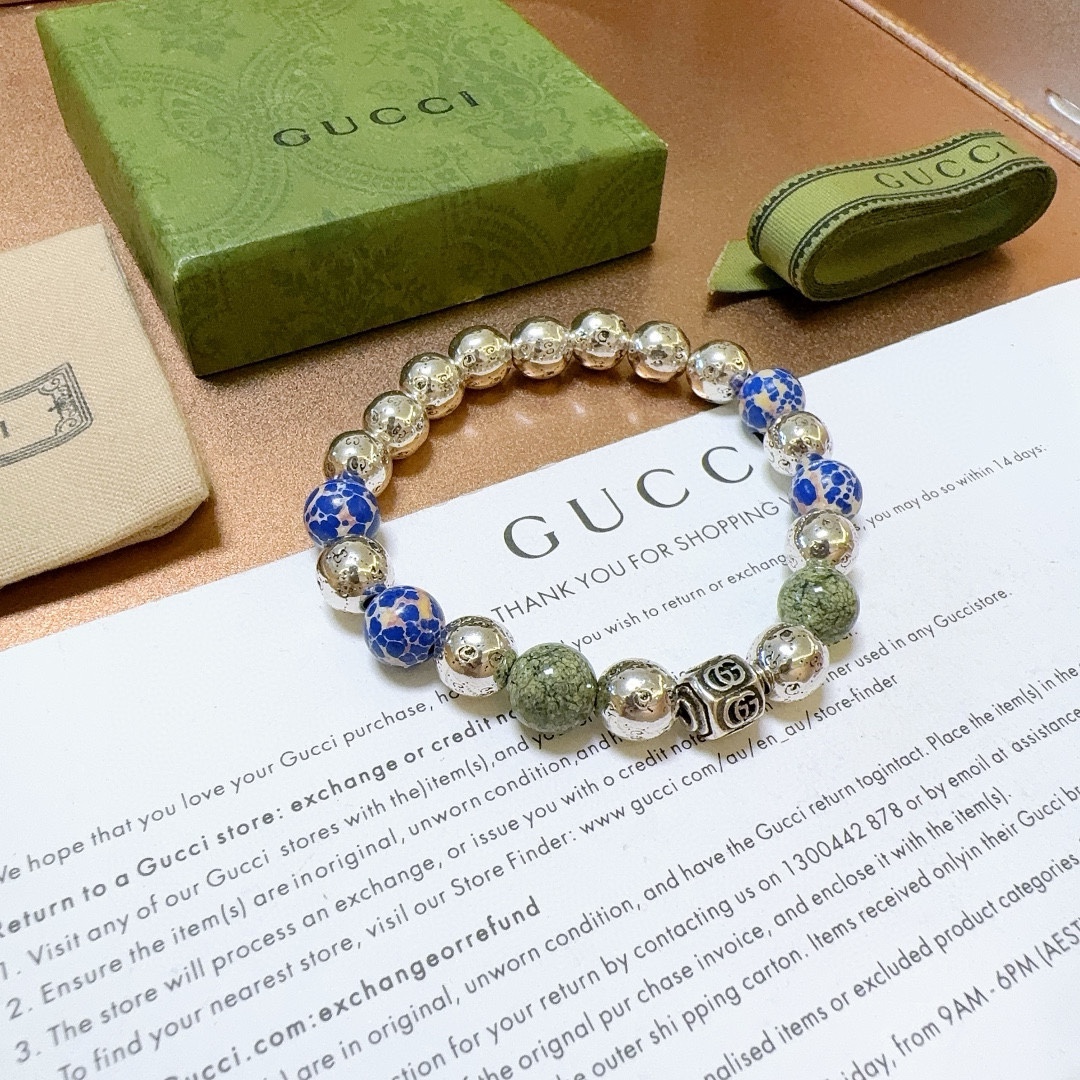 古驰 Gucci 高定典藏高定典雅奢华珠宝首饰项链手链戒指 #1CEEA123 5