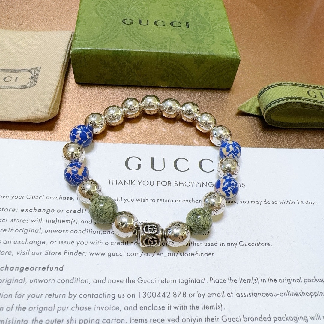 古驰 Gucci 高定典藏高定典雅奢华珠宝首饰项链手链戒指 #1CEEA123 3