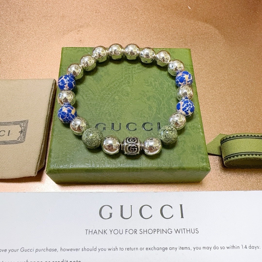 古驰 Gucci 高定典藏高定典雅奢华珠宝首饰项链手链戒指 #1CEEA123 6
