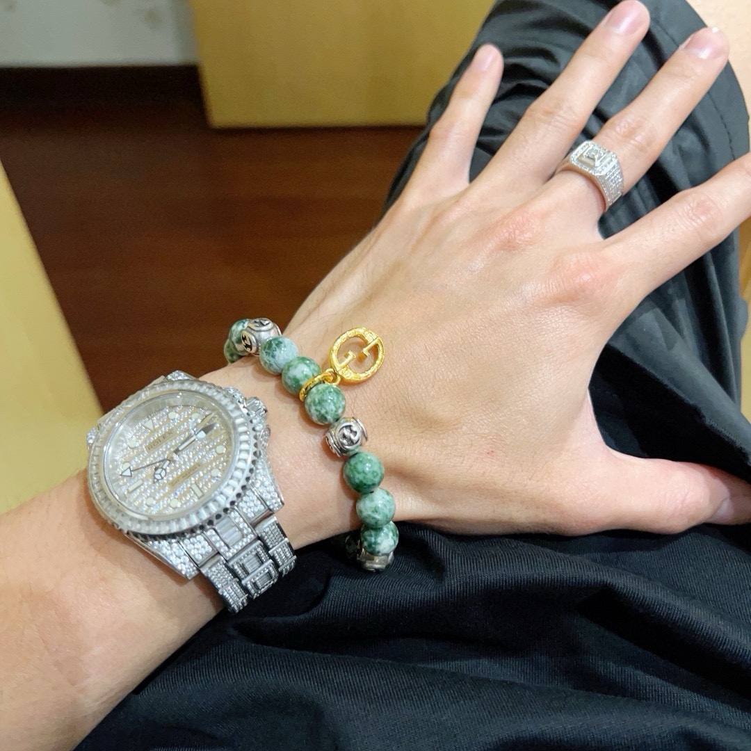 古驰 Gucci 高定典藏高定典雅奢华珠宝首饰项链手链戒指 #B07F6532 4