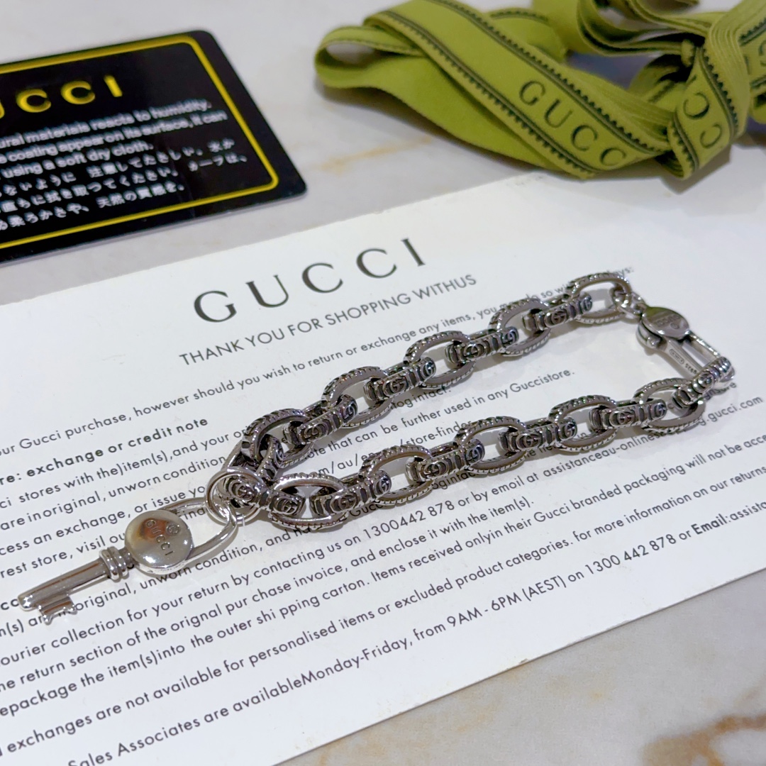 古驰 Gucci 高定典藏高定典雅奢华珠宝首饰项链手链戒指 #3F953102 8