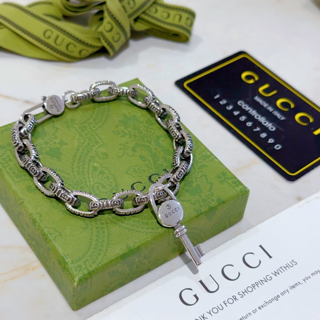 古驰 Gucci 高定典藏高定典雅奢华珠宝首饰项链手链戒指 #3F953102 2