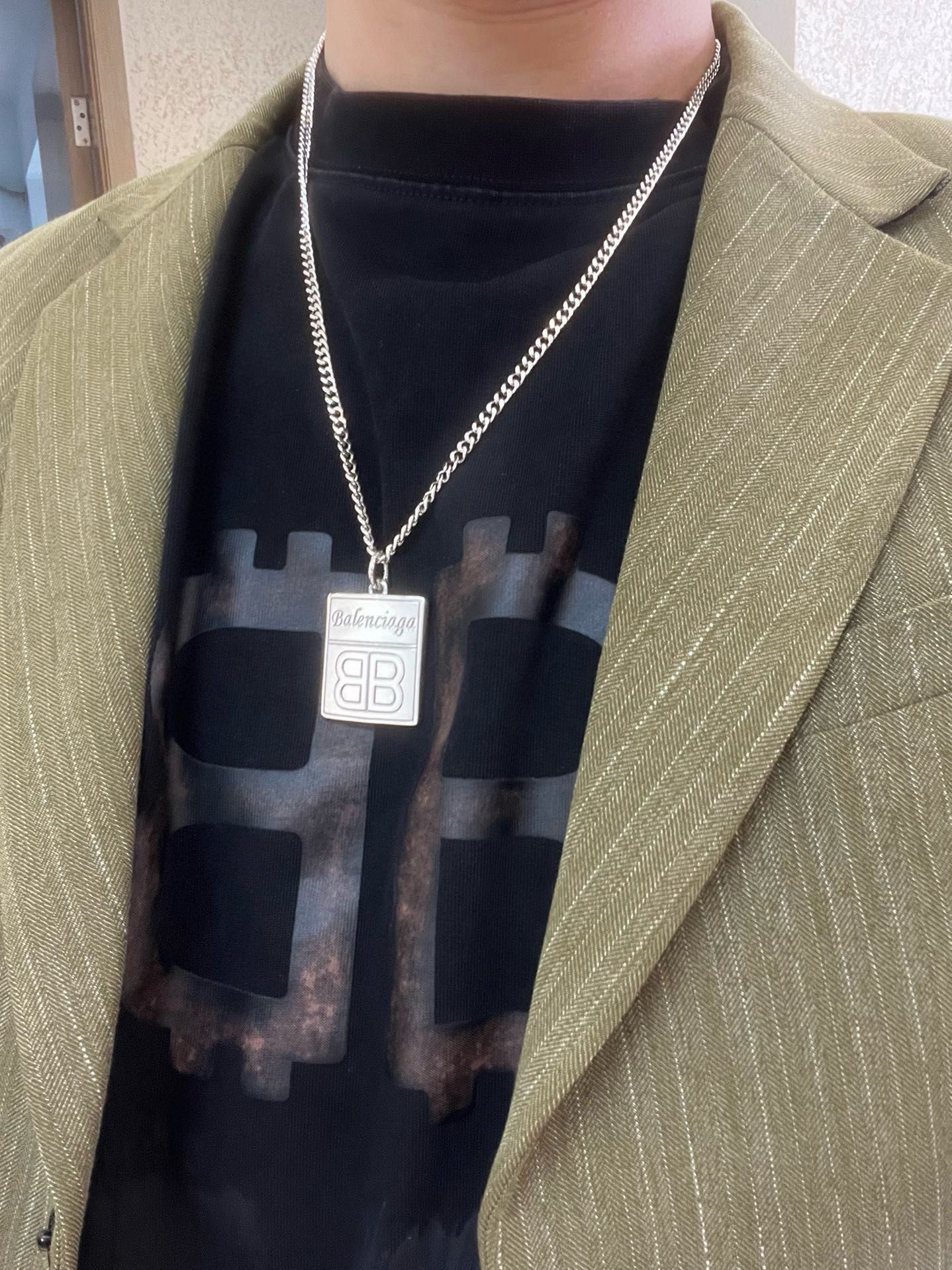 货🔹🔹新品 巴黎世家项链 Balenciaga 新款项链🔹 细节做工精细 每个细节流程到位 设计工艺精细 款 设计独特 复古风格 法国 5