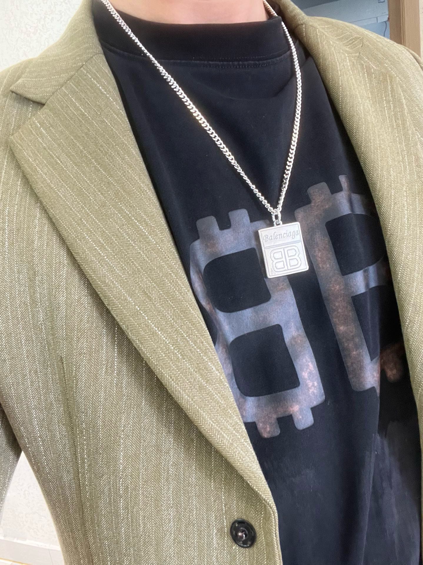货🔹🔹新品 巴黎世家项链 Balenciaga 新款项链🔹 细节做工精细 每个细节流程到位 设计工艺精细 款 设计独特 复古风格 法国 8