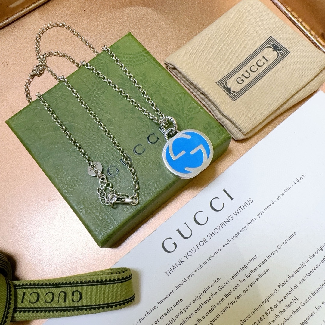 太帅啦🔥 Gucci古驰项链最新款链条档次更高经典款Anger Forest系列双G新款古驰项链 6