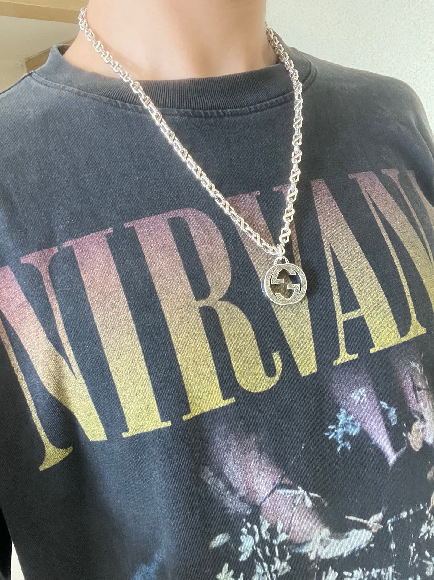 太帅啦🔥 Gucci古驰项链最新款链条档次更高经典款古驰蛇女Anger Forest系列双G古驰项链 6