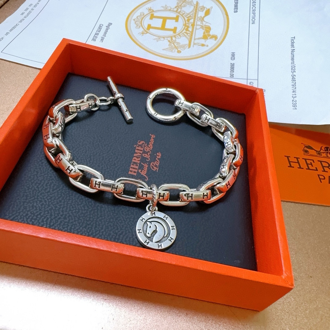 Luxury platinum Marseilles bracelet with intricate custom details, suitable for men and women, available in 18-24cm lengths. - 图片 4