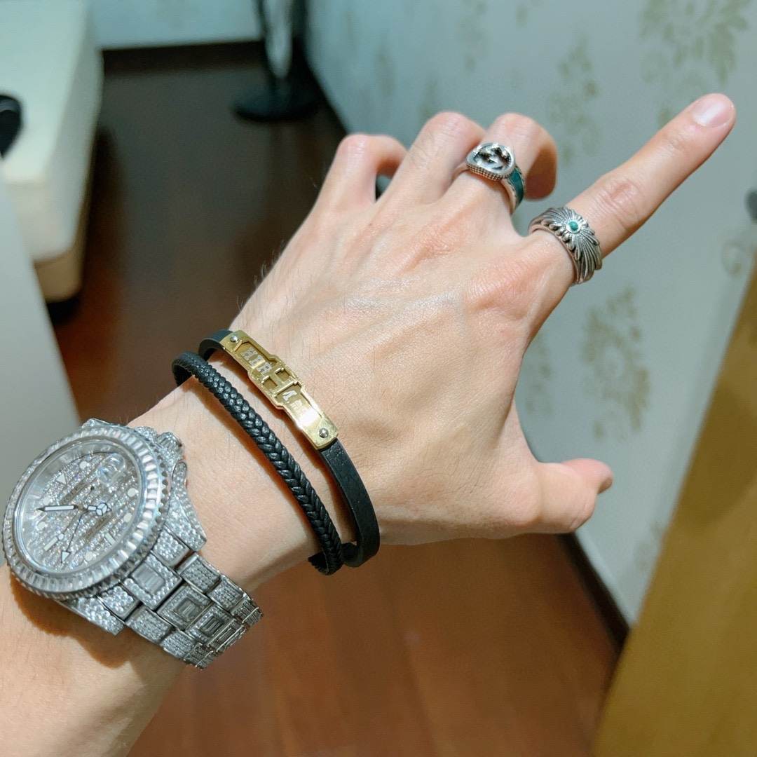 “¥425 New 18k Gold Bracelet from Anger Forest Series: Handcrafted Luxury for Eima’s Hot Market” - 图片 6