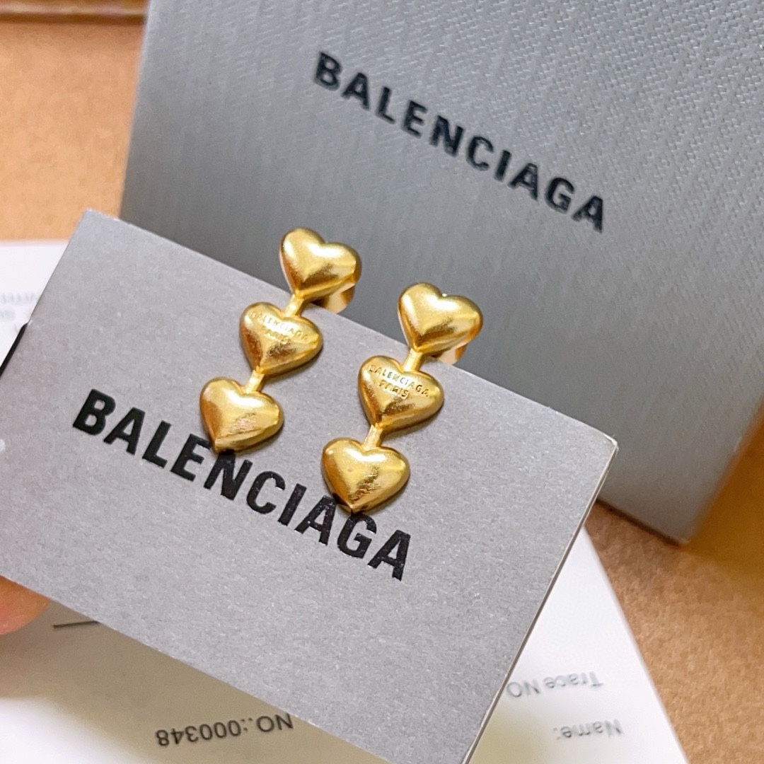 Balenciaga luxury earrings 2