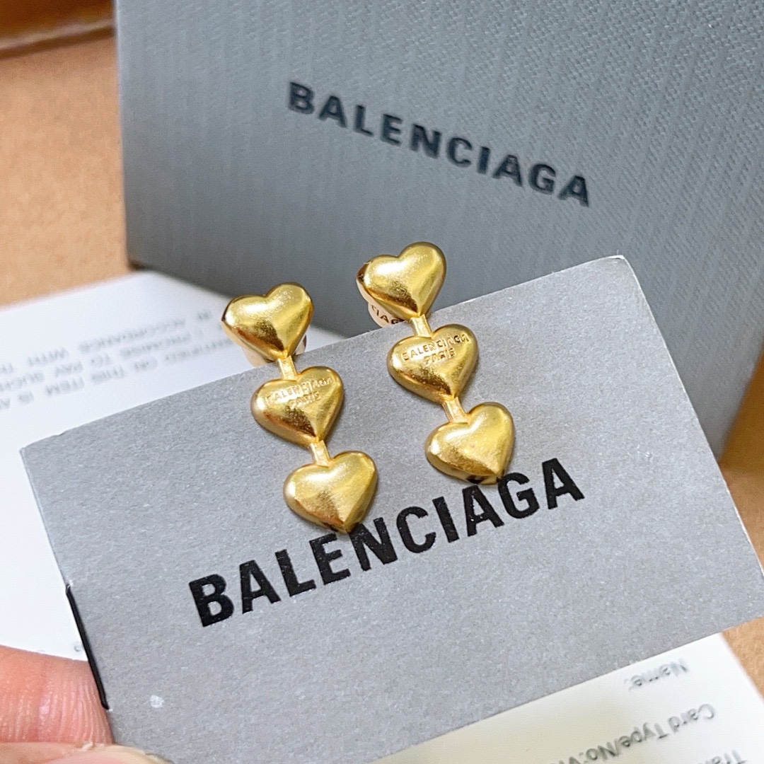 Balenciaga luxury earrings