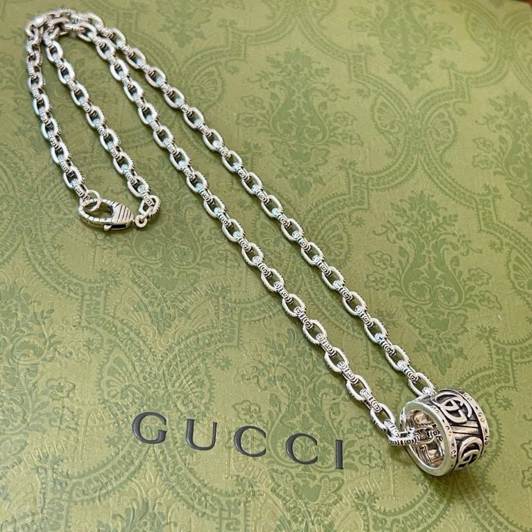 太帅啦🔥 Gucci古驰项链最新款链条档次更高经典款Anger Forest系列双G古驰项链 5