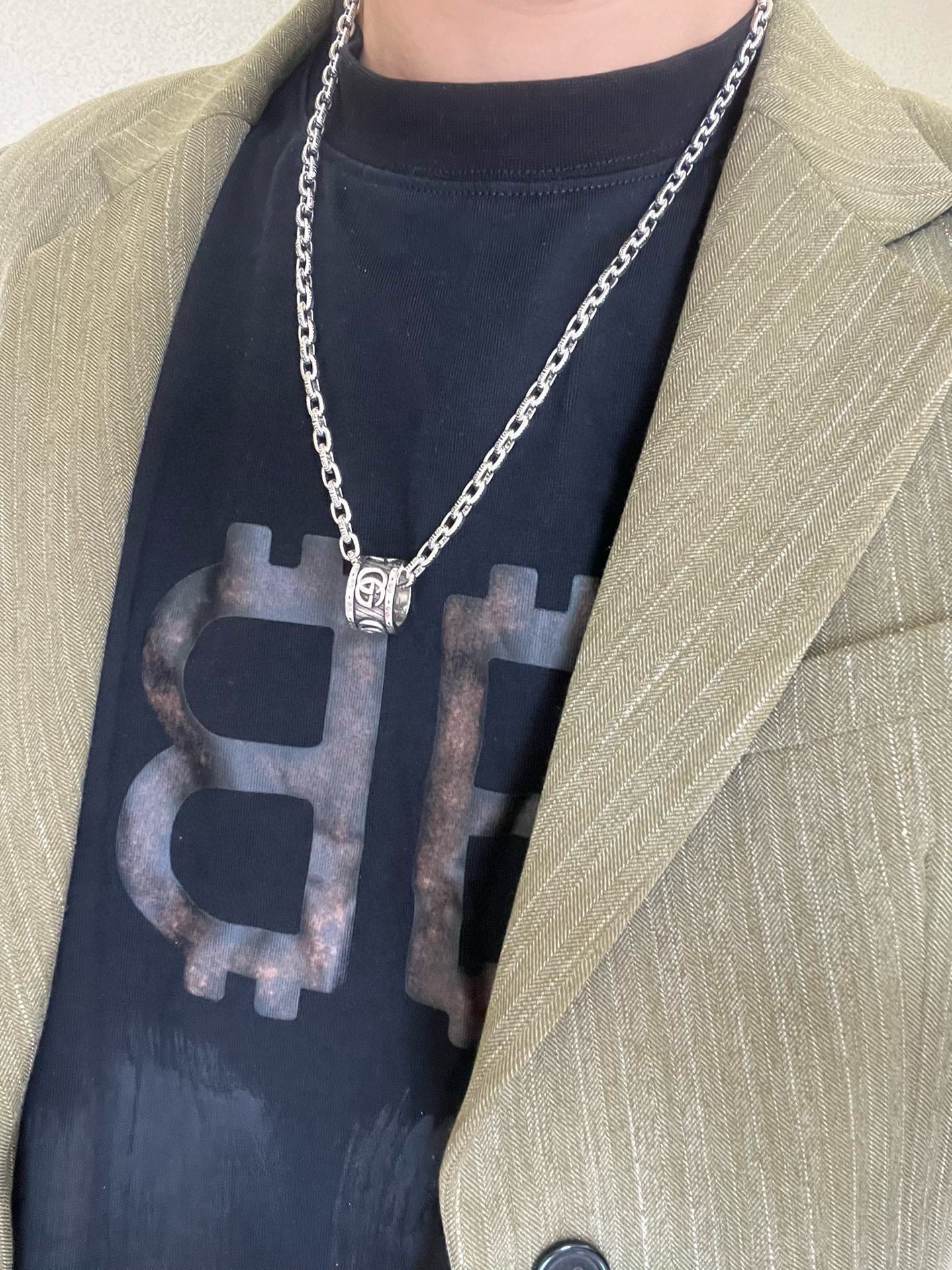 太帅啦🔥 Gucci古驰项链最新款链条档次更高经典款Anger Forest系列双G古驰项链 6