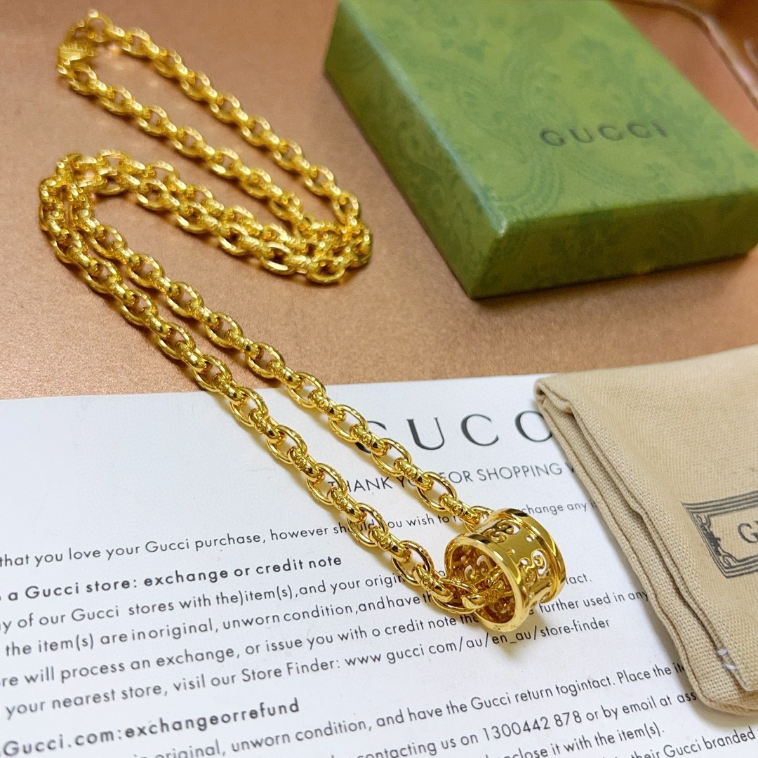 Gucci Necklace – Latest release with an upgraded, premium chain - Jewelry 6