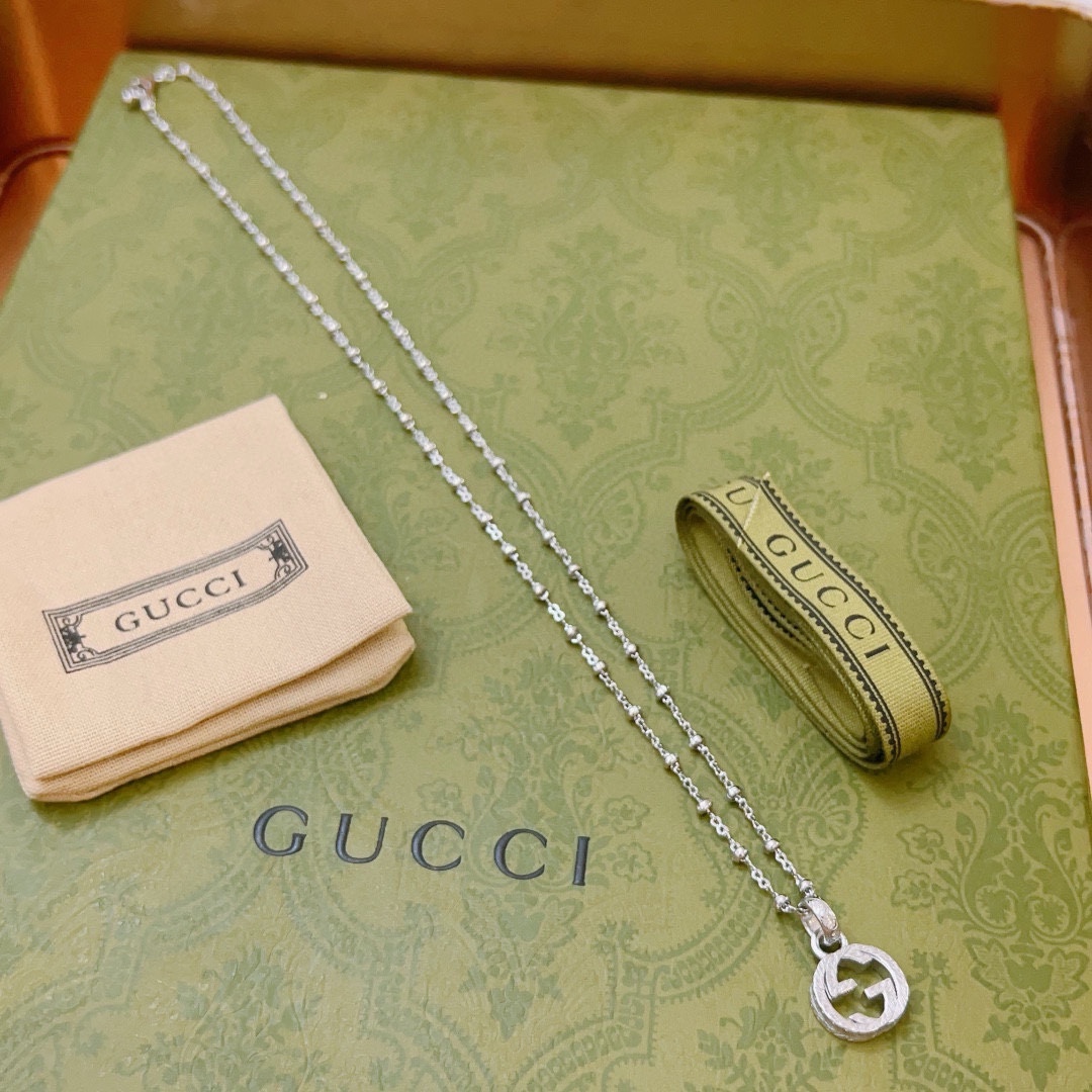 Gucci古驰项链最新款链条档次更高明星同款Anger Forest系列双G古驰项链 6