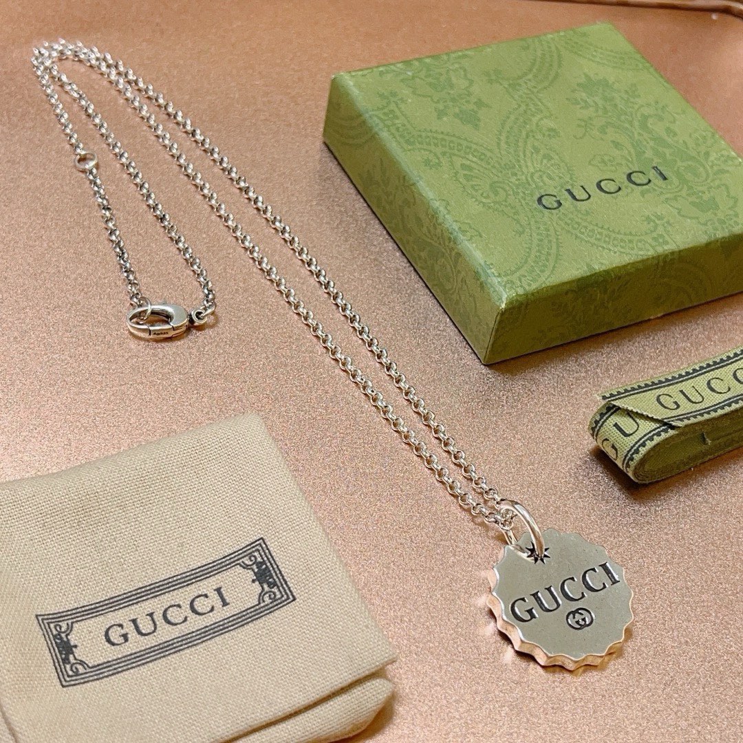 2024新品发布👒不爆不发 抖音带货网红首选 Gucci古驰项链最新款链条档次更高Anger Forest系列双g复古纯手工项链 2