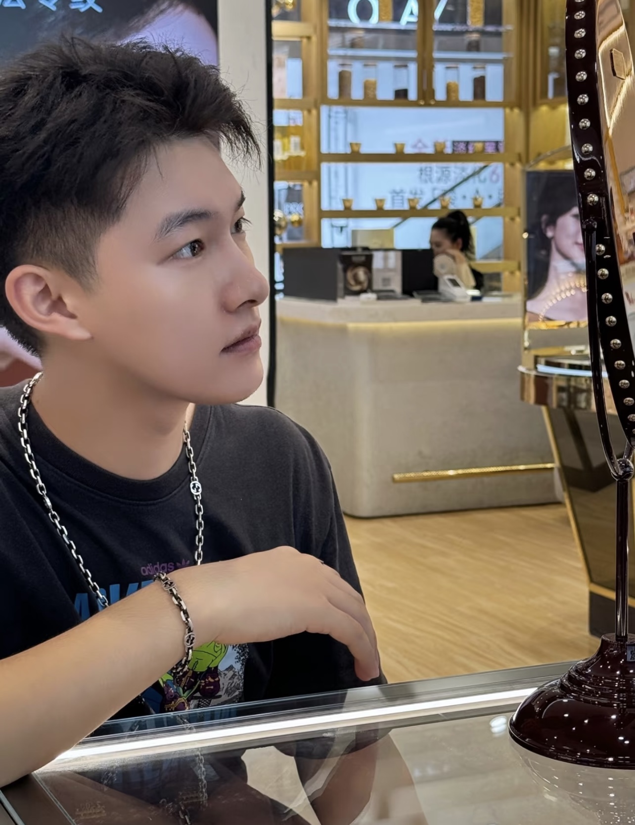 同步新品发布👒古驰绿珐琅不爆不发 抖音带货网红首选 Gucci古驰项链最新款套装法郎绿6g项链档次更高Anger 6
