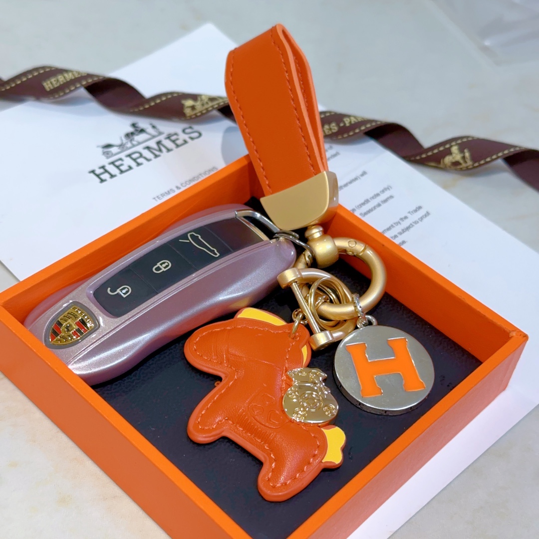 Luxury Hermes Key Buttons in Platinum: Exquisite Customized Design with Elegant Craftsmanship - 图片 1