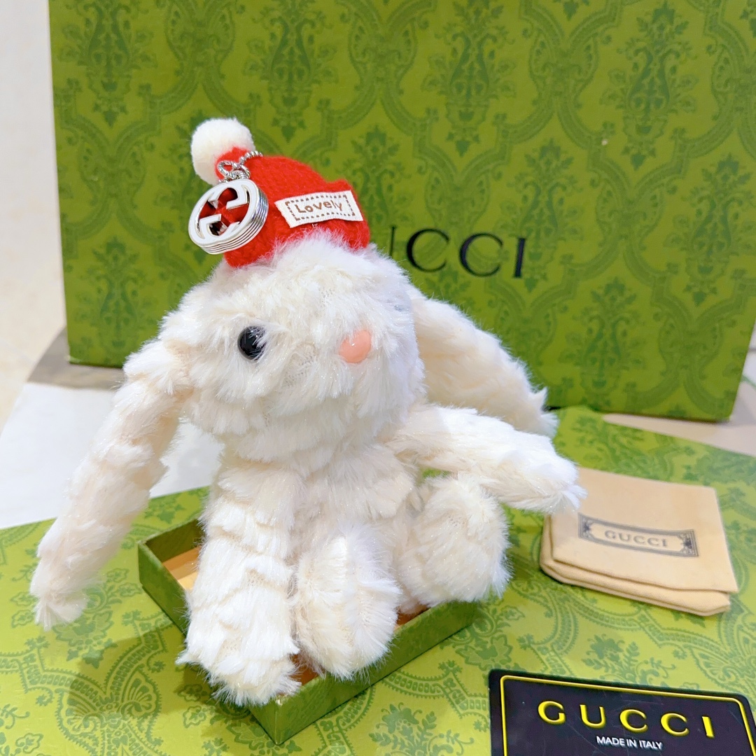2025款古驰兔爆款来袭 新品发布 👒Gucci古驰钥匙扣古驰包包扣 最新款包包挂饰档次更高Anger 7
