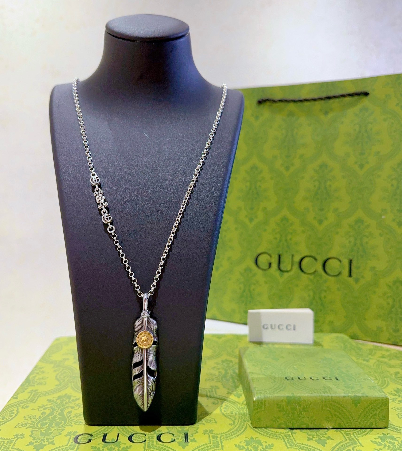 Gucci Gucci necklace, latest model, higher chain grade, celebrity style - Jewelry
