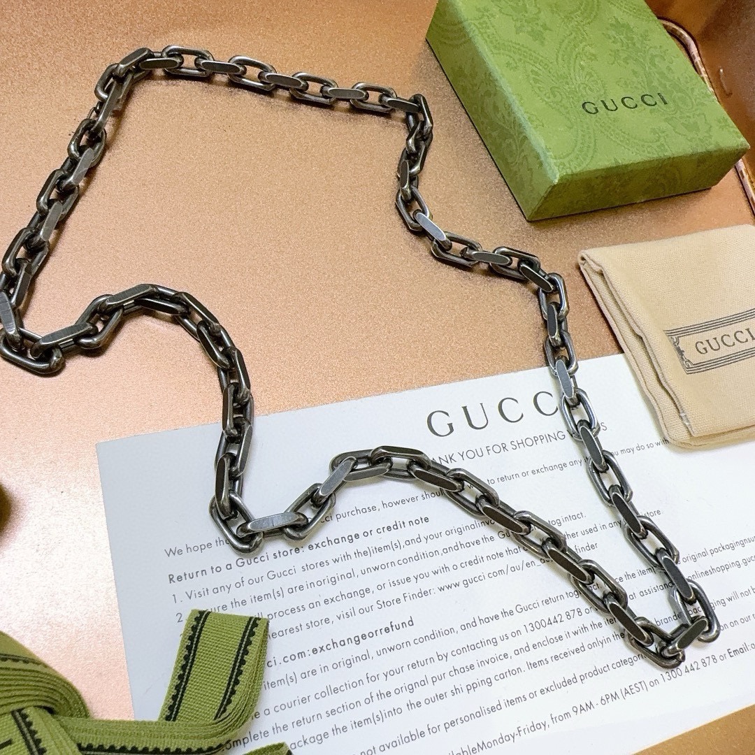 Gucci Gucci necklace, latest model, higher chain grade, celebrity style - Jewelry 7