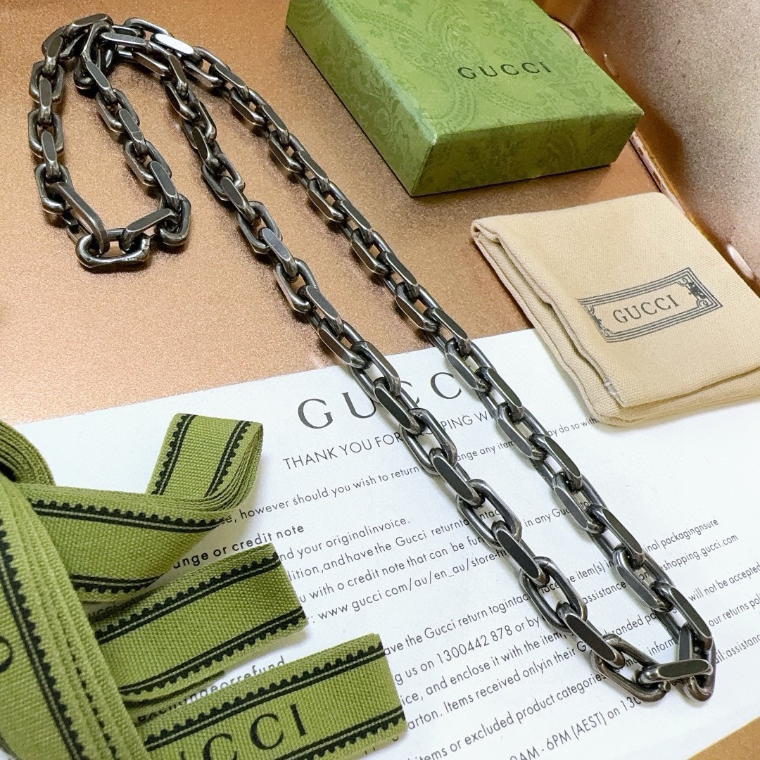 Gucci Gucci necklace, latest model, higher chain grade, celebrity style - Jewelry 8