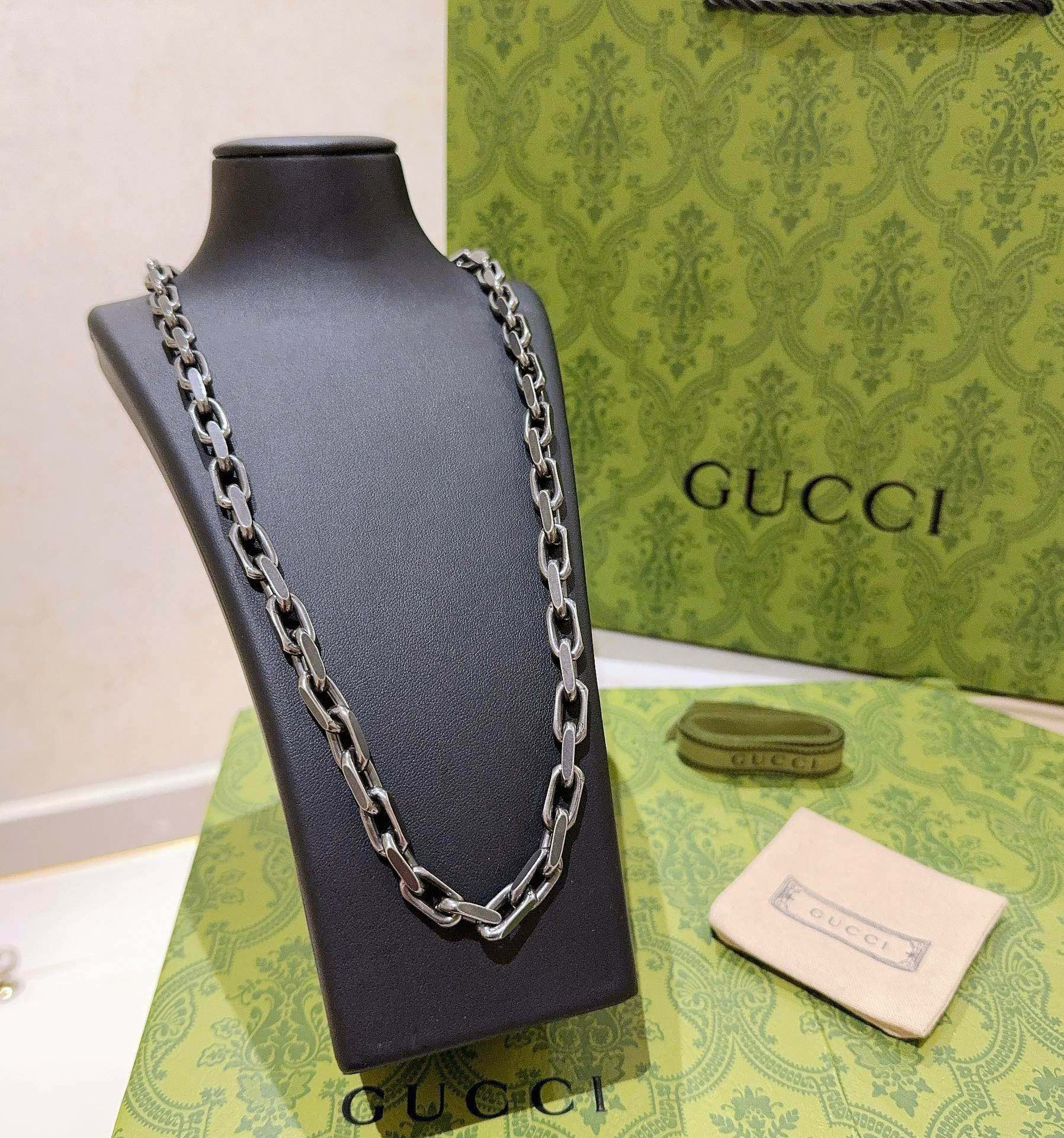 Gucci Gucci necklace, latest model, higher chain grade, celebrity style - Jewelry 2