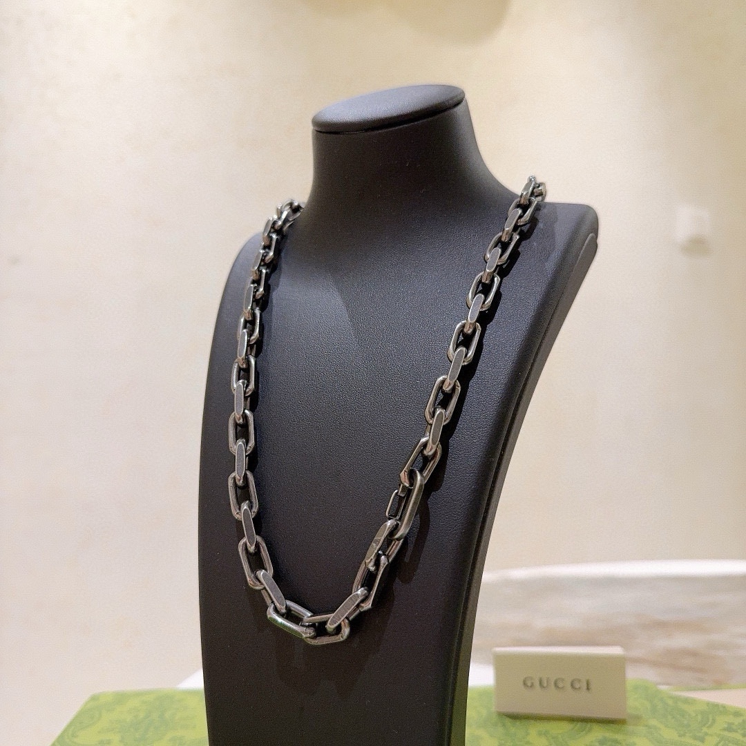 Gucci Gucci necklace, latest model, higher chain grade, celebrity style - Jewelry 5