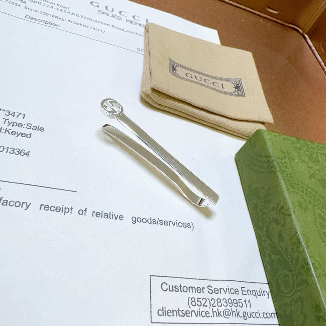 新品发售 👒🐈‍⬛Gucci古驰发夹最新款纯手工古银材质档次更高Anger Forest系列双G🎸经典款系列复古银发夹 3