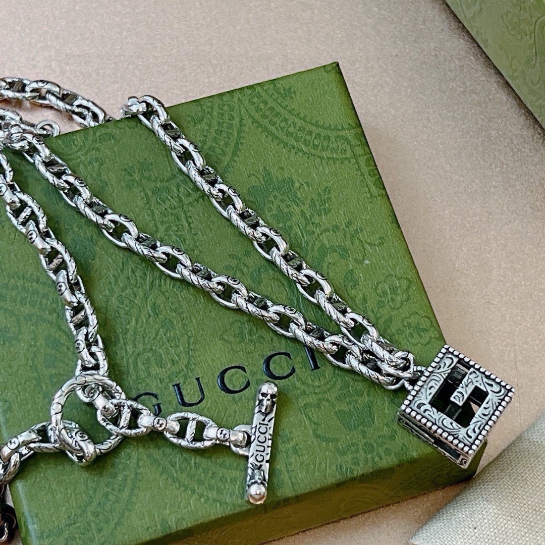 Gucci Gucci necklace, latest model, higher chain grade, celebrity style - Jewelry