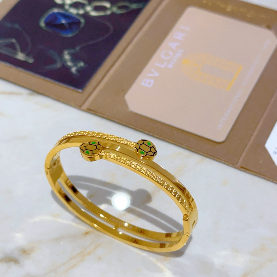 BVLGARI Bvlgari Bracelet Or jaune plaqué 18 carats - Qualité supérieure