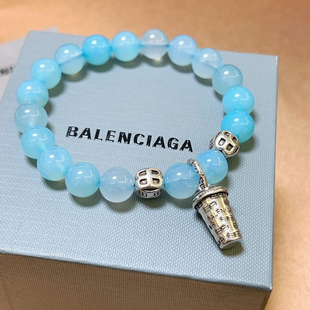 新品发布会👒专柜精工版本天然玛瑙巴黎世家手链 泰银风格巴黎世家手链 男女款 复古做旧风 纯手工打造 ~开模💝潮流时尚必备 男女均可佩戴 情 5