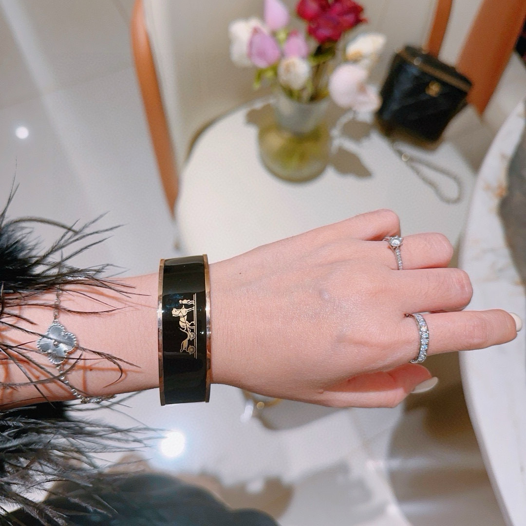 爱马仕 Hermès 传世高定珠宝耳环项链戒指首饰 #A662F054 9