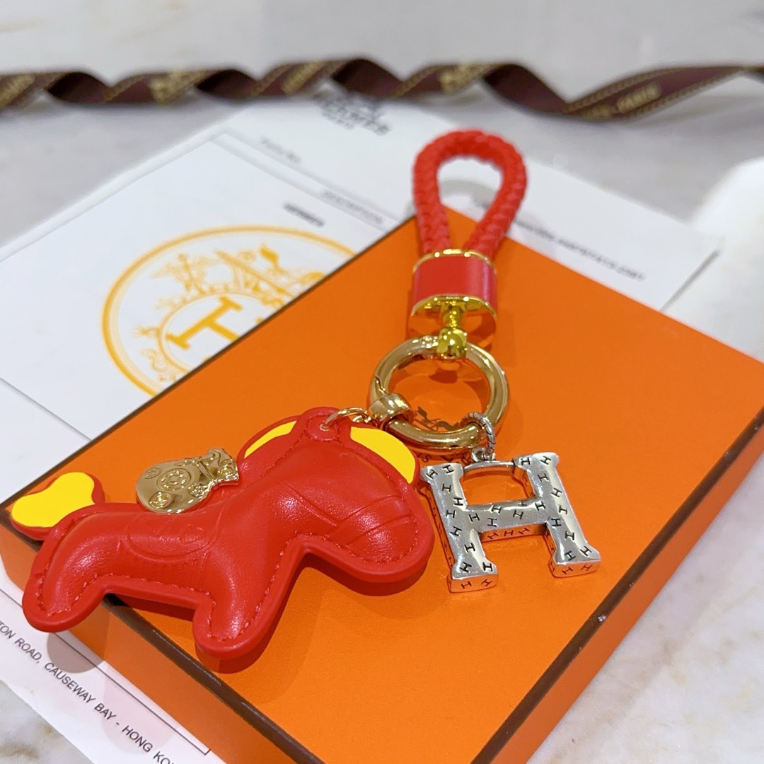 Luxury Hermes Key Button in Platinum: Exquisite Craftsmanship for Elegant Style - 图片 5
