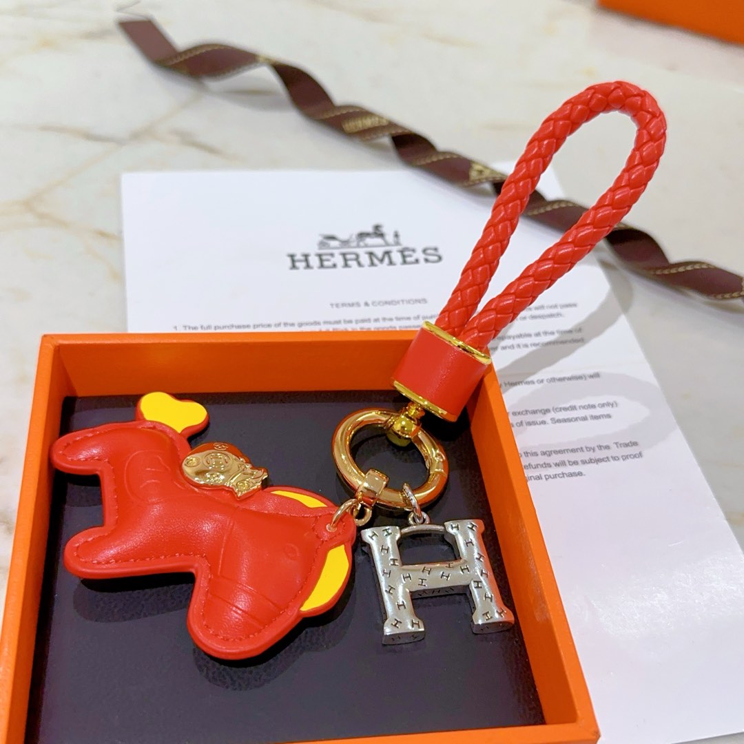 Luxury Hermes Key Button in Platinum: Exquisite Craftsmanship for Elegant Style - 图片 4