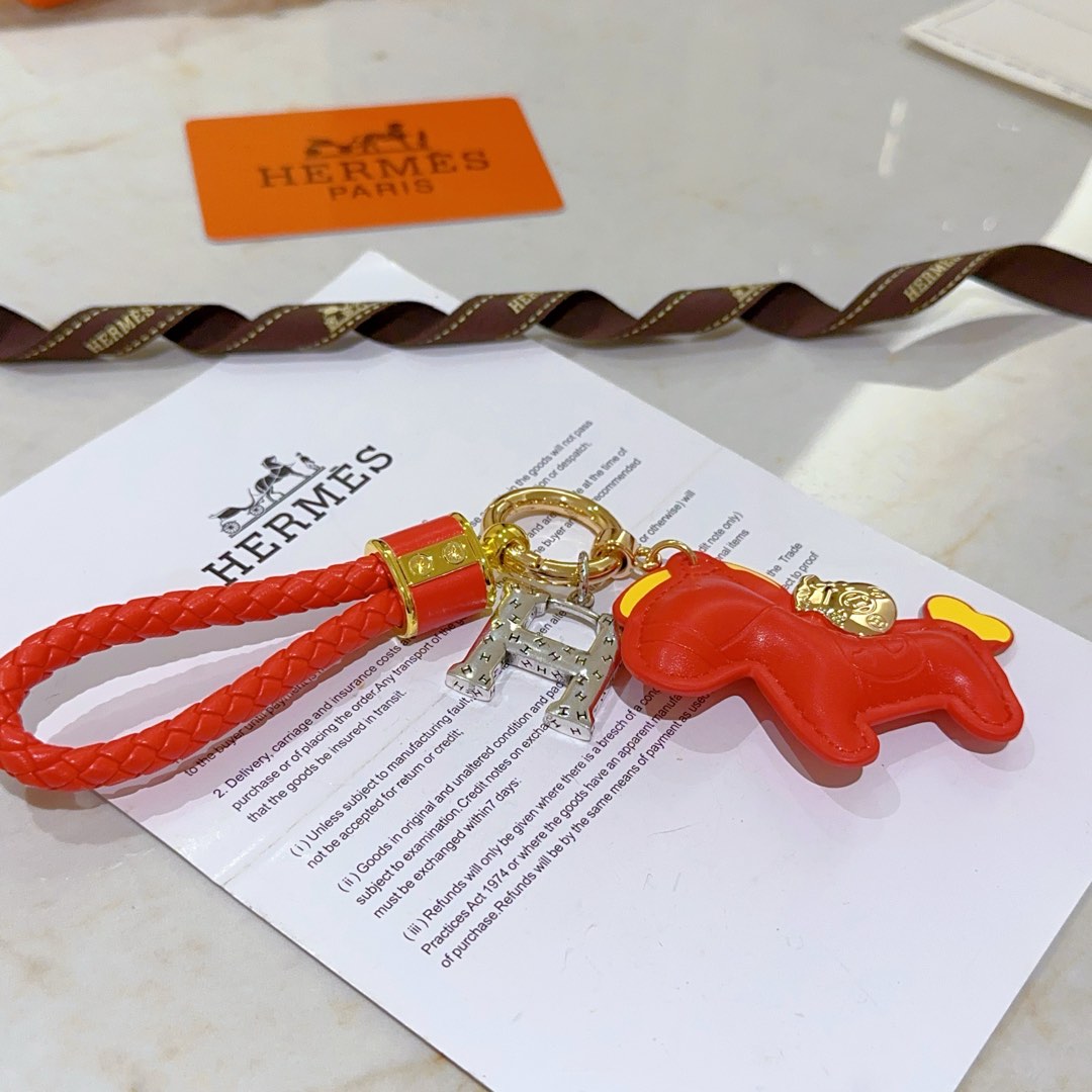 Luxury Hermes Key Button in Platinum: Exquisite Craftsmanship for Elegant Style - 图片 6