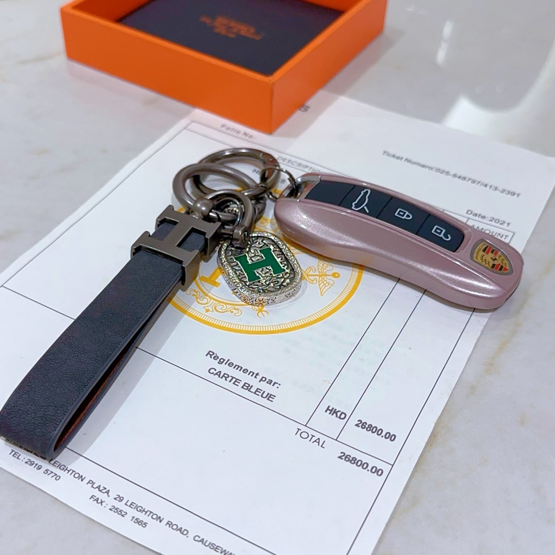 Luxurious Customized Hermes Key Buttons with Platinum Finish for Both Genders - 图片 4