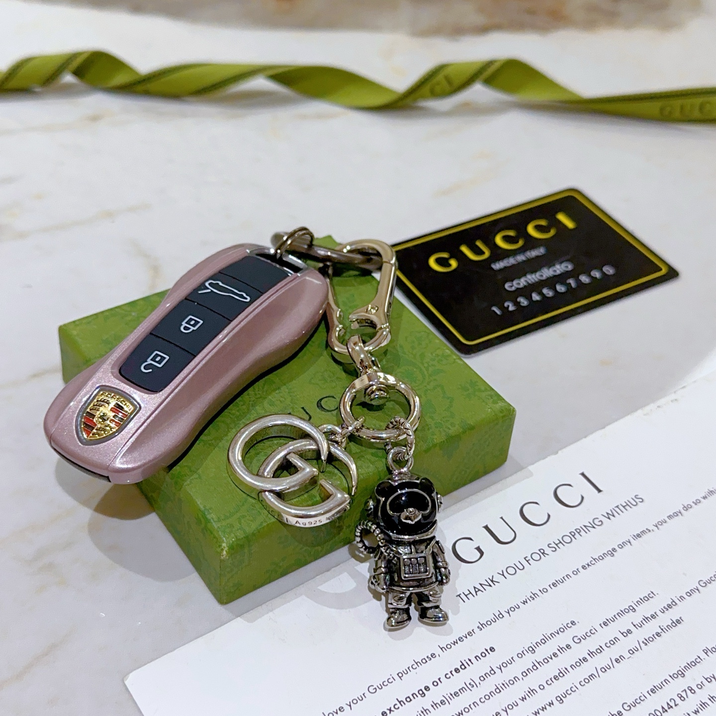 New Gucci Items: Key Buttons, Bag Buttons, Package Labels, Anger Forest Design. - 图片 4