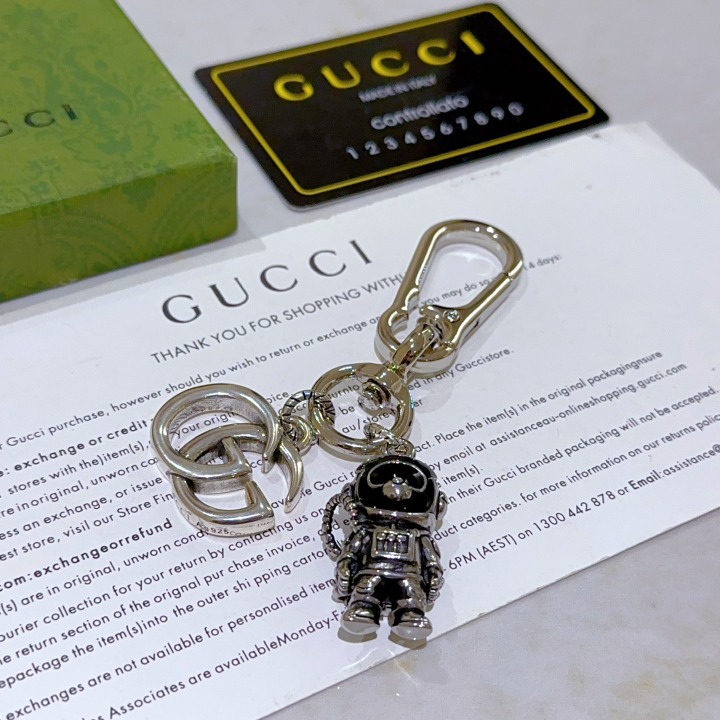 New Gucci Items: Key Buttons, Bag Buttons, Package Labels, Anger Forest Design. - 图片 3