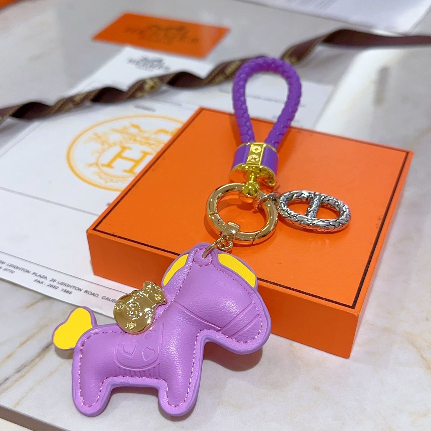 Luxury Hermes Key Button in Platinum: Customized and Refined Craftsmanship - 图片 5