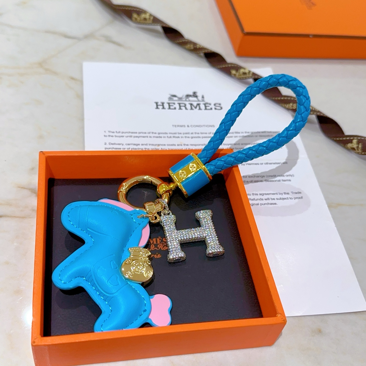 Luxurious Hermes Key Button in Platinum for Customized High-End Craftmanship - 图片 3