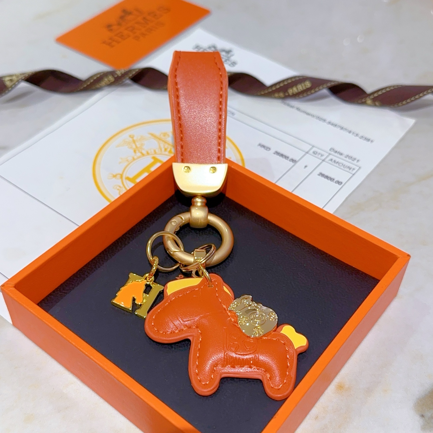 Luxury Hermes Key Buttons in Platinum: Customized, Elegant, and Refined Craftsmanship. - 图片 2