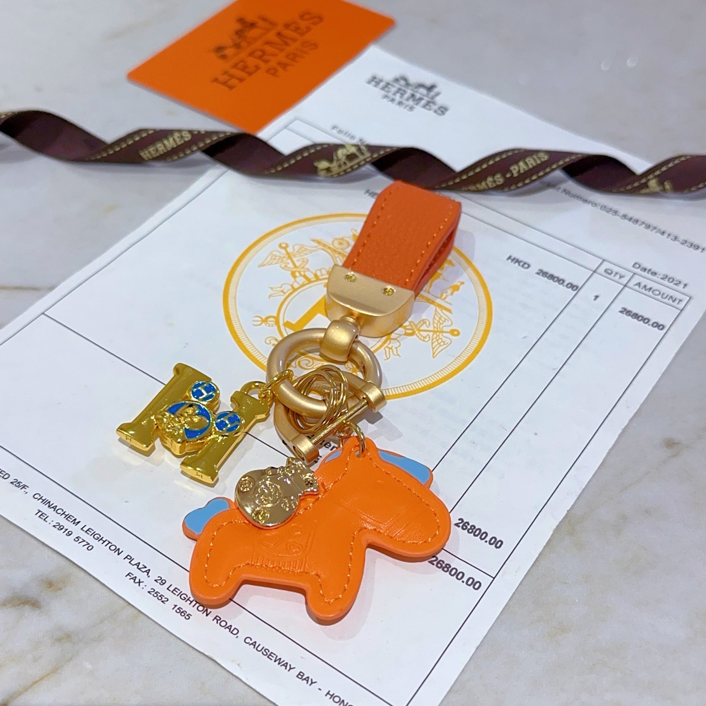 Luxurious Custom Hermes Key Button with Platinum Detailing: Masterfully Crafted for Elegance - 图片 2