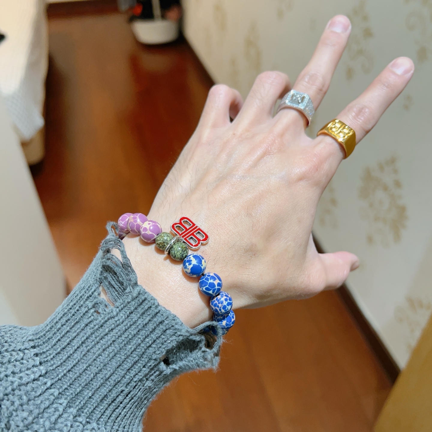 Handmade Parisian Bracelet Collection: Superstitious Snake-Skinned and Thai Silver Styles - 图片 7