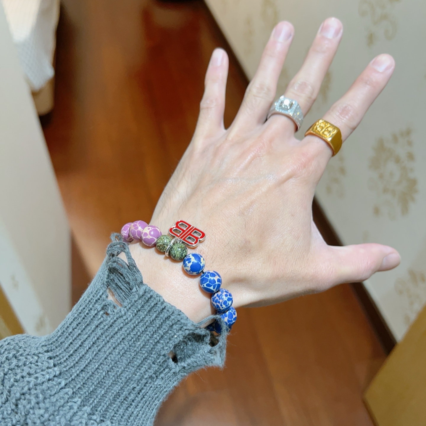 Handmade Parisian Bracelet Collection: Superstitious Snake-Skinned and Thai Silver Styles - 图片 3