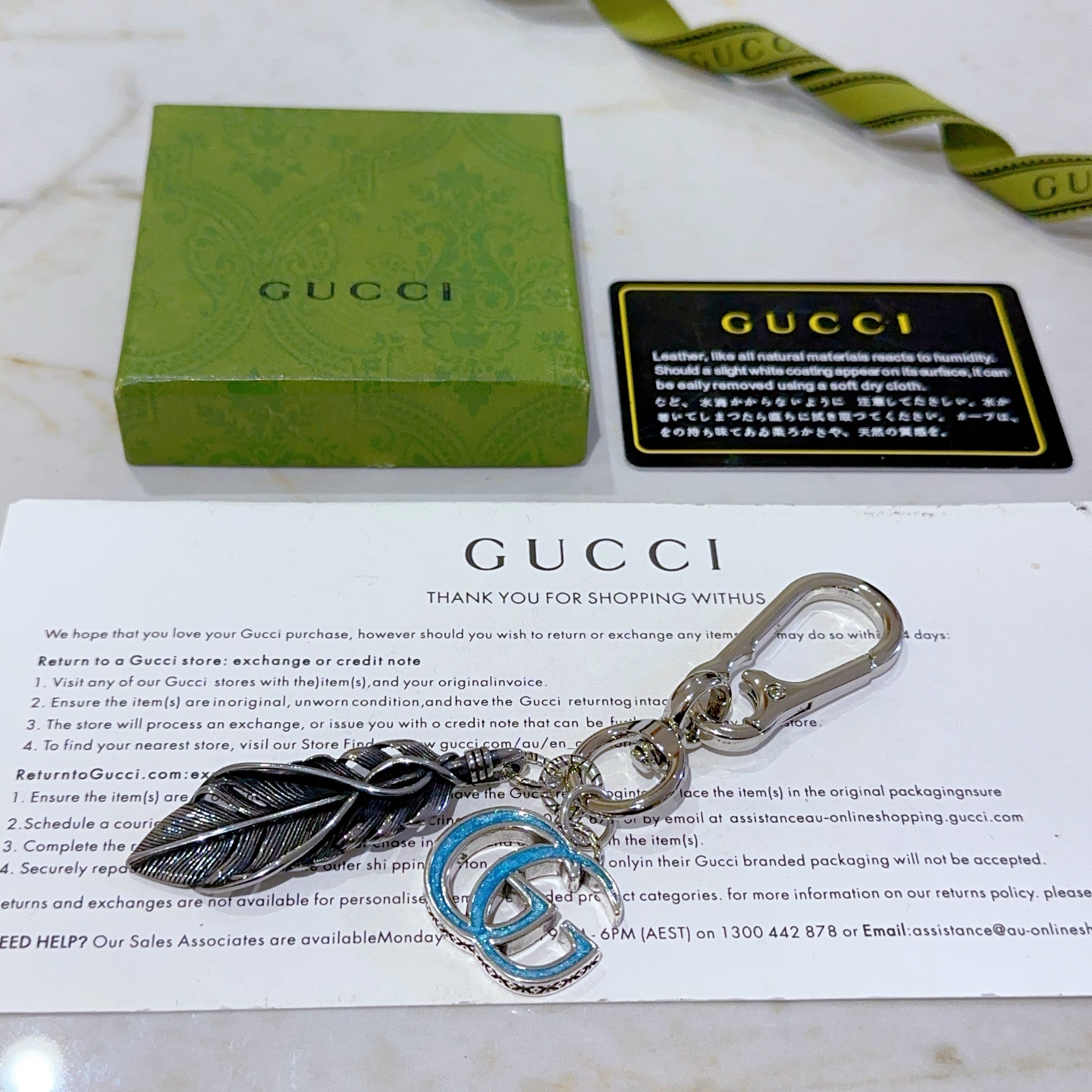 Gucci Introduces 189 New Items with Anger Forest Double G Design Key Buttons - 图片 5