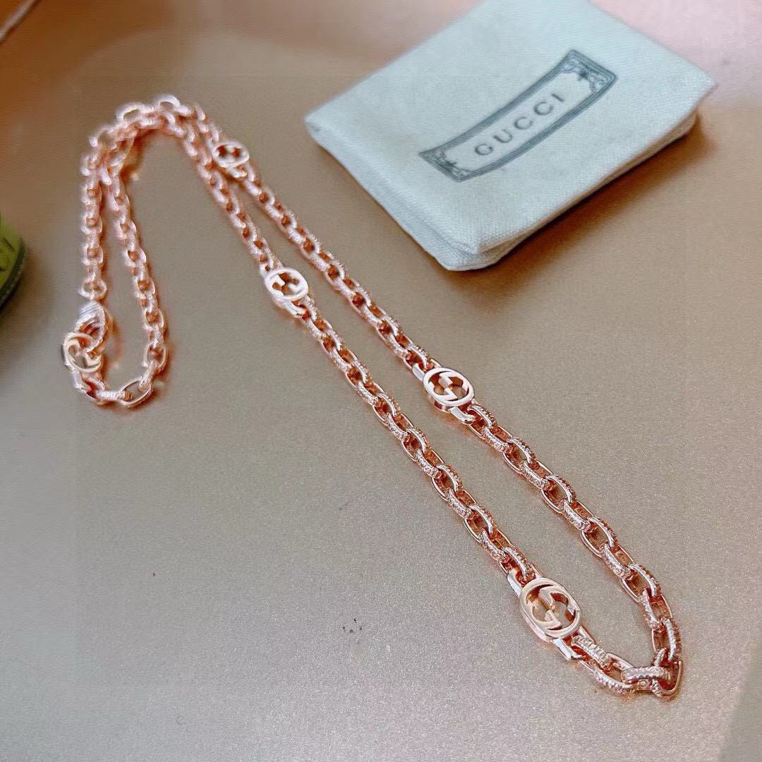 NO:106066,The latest style of Gucci necklace rose gold chain grade is higher, star style Anger Forest series double g classic necklace, chain length 60 cm can be changed, details are used to treat the version, non-market bright style This model has been released, Gucci is very easy to match with trendy clothes, jewelry quality, gucci, necklace19860909批古驰项链玫瑰金最新款链条档次更高明星同款Anger Forest系列双g经典项链 链长60厘米可改长度 细节对版做旧处理 非市面亮面版型 这款一直在出 古驰里面热卖款 非常好搭配潮流衣服,饰品精品,gucci,necklace,Jewelry