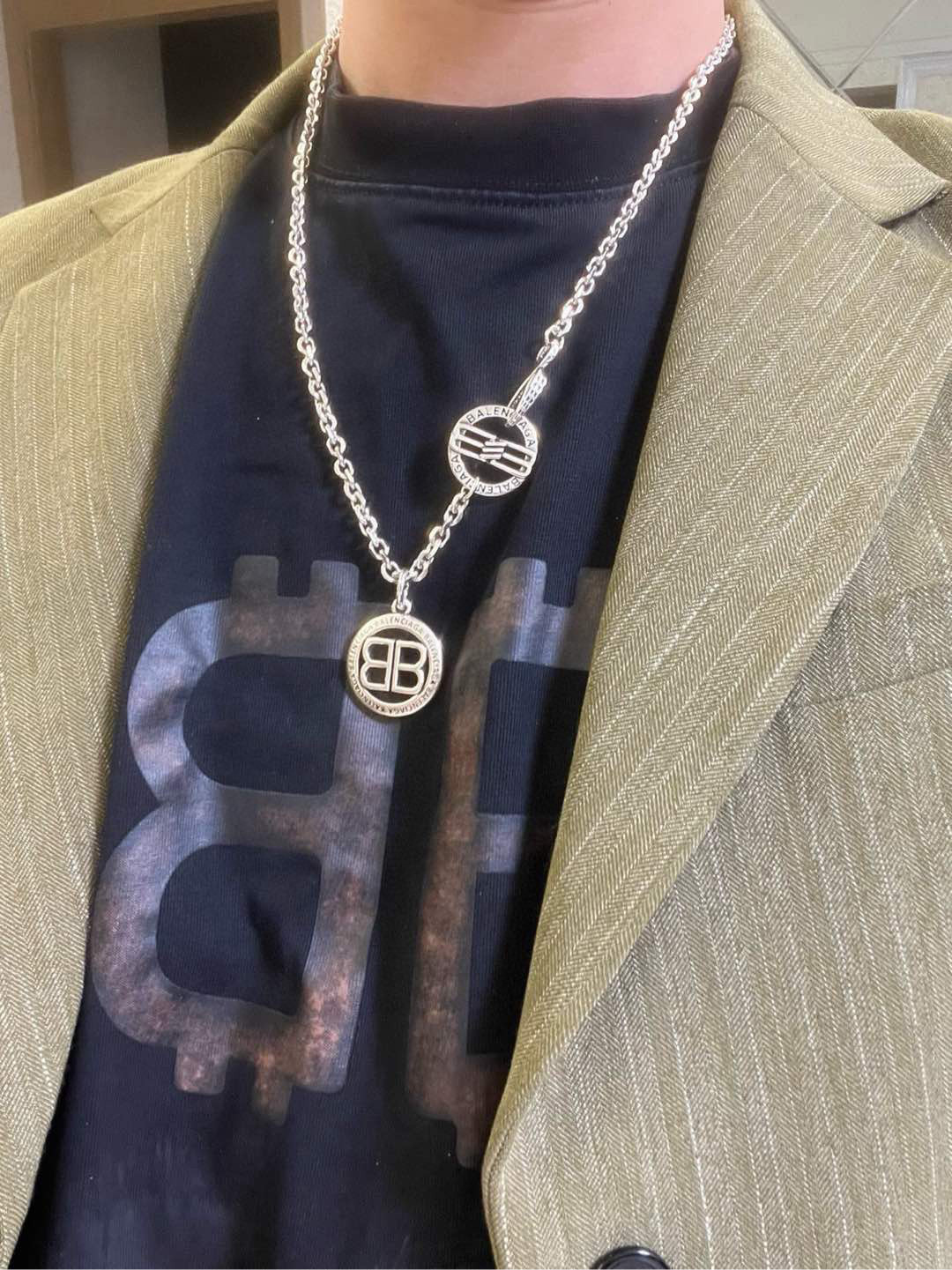 批145原单货🔹🔹新品 巴黎世家项链 Balenciaga 新款项链🔹专柜一致 细节做工精细 每个细节流程到位 设计工艺精细 火爆款出货 设计独特 复古风格 巴黎世家项链