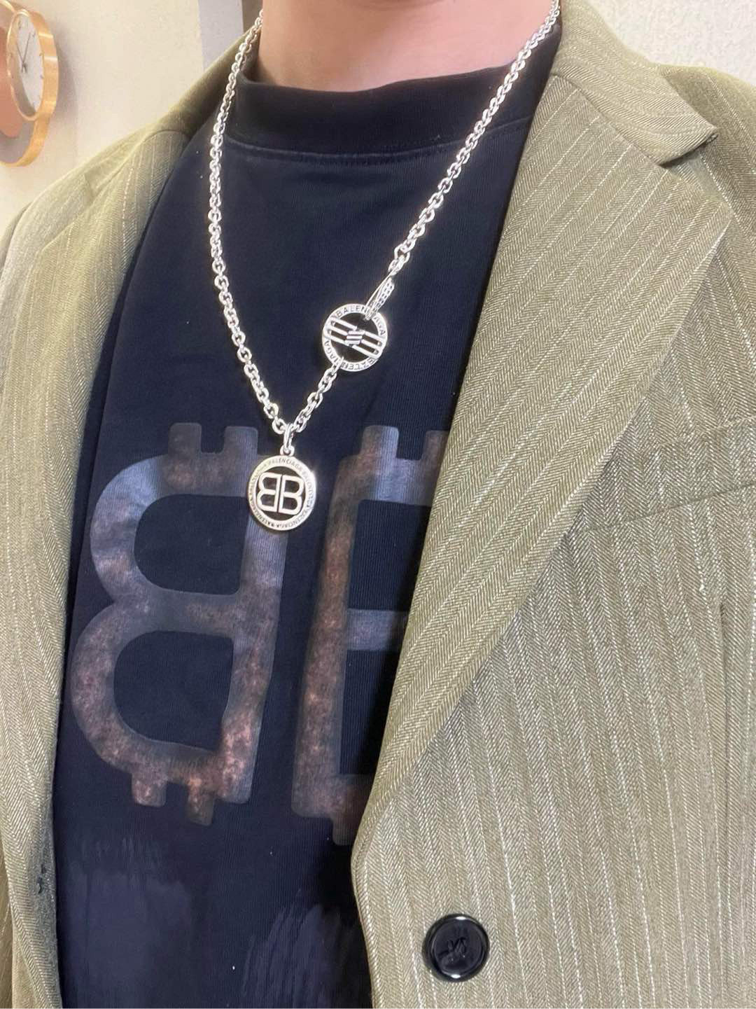 批145原单货🔹🔹新品 巴黎世家项链 Balenciaga 新款项链🔹专柜一致 细节做工精细 每个细节流程到位 设计工艺精细 火爆款出货 设计独特 复古风格 巴黎世家项链